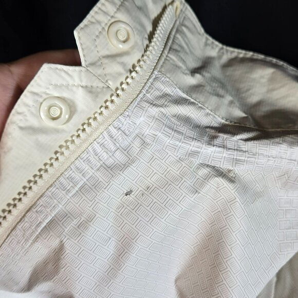 Patagonia Torrentshell Trench Coat Rain Jacket Style 27196 Womens XL Ivory White - Picture 8 of 16